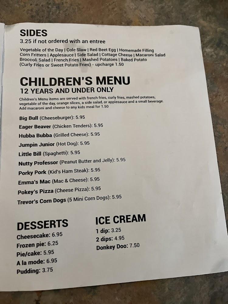 Conestoga Wagon Restaurant Menu image 2